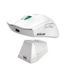 Мишка Jedell WD139 (безпровідна ігрова) White. Фото 2