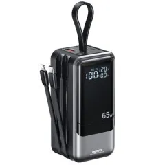 Power Bank (20000mah) Remax RPP-59 65W+60W BLACK