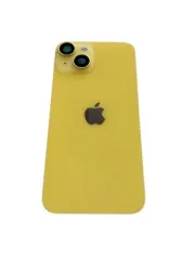 Задня кришка Iphone 14 Yellow (зі склом камери і magsafe). Фото 3