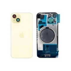 Задня кришка Iphone 15 Yellow (зі склом камери і magsafe). Фото 2