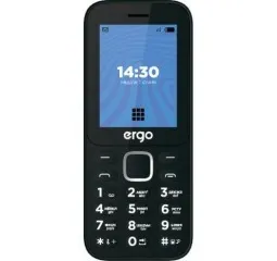 Телефон Ergo E241 Dual Sim (2800mAh) Black
