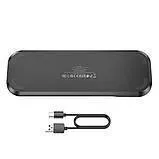 Безпровідна зарядка Hoco CQ6 3in1 for Samsung Watch Black. Фото 3