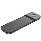 Безпровідна зарядка Hoco CQ6 3in1 for Samsung Watch Black. Фото 4
