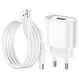 Мзп Hoco C109A 2in1 Micro 1Usb White. Фото 6