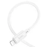 Кабель Usb iPhone 5G Hoco X88 White 1m (packing 30/420). Фото 2