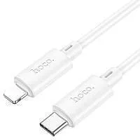 Кабель Usb iPhone 5G Hoco X88 White 1m (packing 30/420)