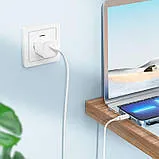 Кабель Usb iPhone 5G Hoco X88 White 1m (packing 30/420). Фото 3