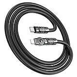 Кабель Type C/Lighting Hoco U118 27W 1,2m Black. Фото 5