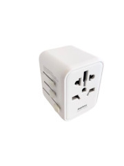 Мзп Remax RP-U23 (блок на Usb,Type C, розетка 220v) 12w White