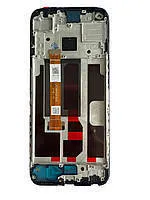 Lcd + Touchscreen Oneplus Ace Racing/Realme 8i/Realme 9i/Realme Narzo 50 Black з рамкою (Є СУМІСНІСТЬ)
