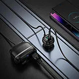 Авторозгалужувач 2 гнiзда 1Usb 1Type C Hoco Z59. Фото 4