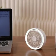 Вентилятор настільний GXQC N601 White (з лампою). Фото 5