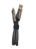 Кабель 4in1 Usb/Type c to Type c/Lighting Remax RC-C189 65w 1m Black. Фото 2