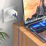 Кабель Type C/Lighting Hoco U108 20W 2m Blue. Фото 4