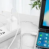 Кабель Type C/Type C Hoco X96 100W White 1m. Фото 4