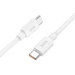 Кабель Type C/Type C Hoco X96 100W White 1m