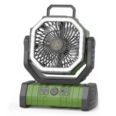 Вентилятор F6 зовнішній (20000mah) (type c charging) Green