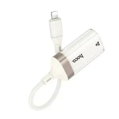 Адаптер Lighting-LAN Hoco UA41A на кабелі. Фото 4