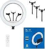 Лампа-кільце LJJ18 45cm (3 тримачі, без підставки). Фото 4