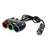 Авторозгалужувач 3 гнiзда+2usb Olesson 1632. Фото 3