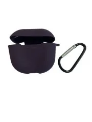 Чохол для Airpods 4 (full+carabine) Dark Violet