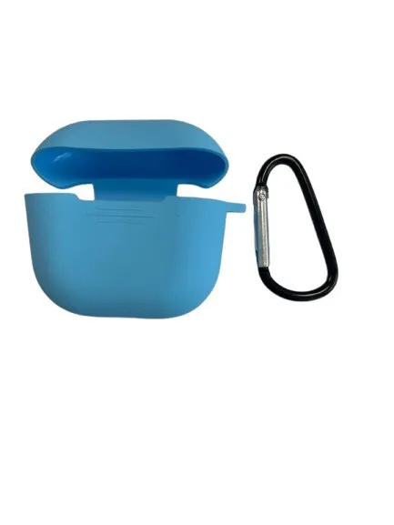Чохол для Airpods 4 (full+carabine) Light Blue