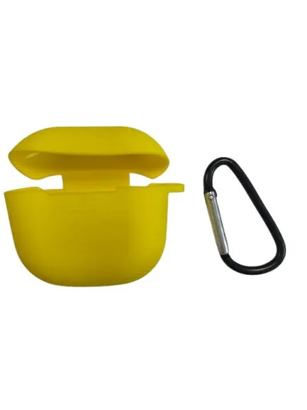 Чохол для Airpods 4 (full+carabine) Yellow