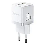 Мзп Baseus Palm 30W (блок на USB i Type C) White. Фото 5