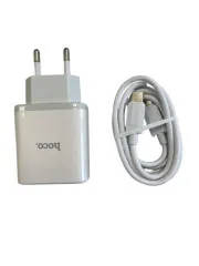Мзп Hoco C105A 20W 2in1 (блок на Usb i Type C + Type C/Type C)