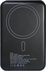 Power Bank (10000mah) Proove Hoodman Magnetic Magsafe 20W Black. Фото 4