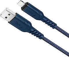 Кабель Usb iPhone 5G Hoco X59 Blue 1m