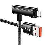 Кабель Usb-Type C/Usb-Lighting Hoco U135 1,2m Black. Фото 4