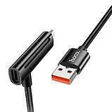Кабель Usb-Type C/Usb-Lighting Hoco U135 1,2m Black. Фото 2