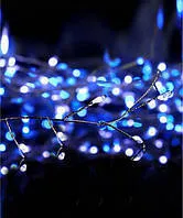 Гірлянди Роса Мішура 900 діодів зелена нитка 30м + пульт White