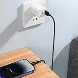 Кабель Usb iPhone 5G Hoco X119 Black 1m. Фото 5