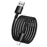 Кабель Usb iPhone 5G Hoco X119 Black 1m. Фото 2