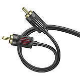 Кабель 2тюльпани - 2тюльпани Hoco UPA29 1,5м. Фото 3