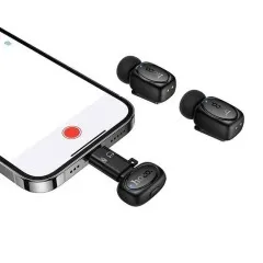 Мікрофон Hoco L19 2in1 (Type c/Lighting) безпровідний. Фото 7