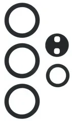 Camera glass Samsung S938 Galaxy S25 Ultra Black