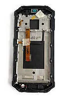 Lcd + Touchscreen Oukitel WP2 Black з рамкою