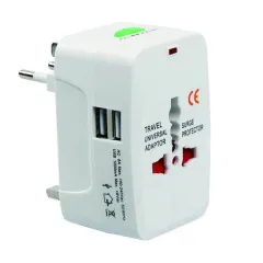 Адаптер єврорезетка All in One + 2Usb. Фото 3