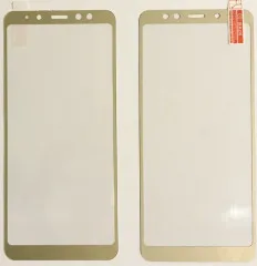 Захисне скло Samsung A8+(2018)/A730 3D-Картон Gold. Фото 3