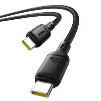 Кабель Type C/Type C Baseus Silky Series 100W 1m Black