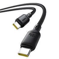 Кабель Type C/Type C Baseus Silky Series 100W 1m Black