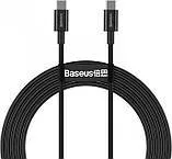 Кабель Type C/Type C Baseus Superior Series 100W 2m Black. Фото 3