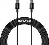 Кабель Type C/Type C Baseus Superior Series 100W 2m Black. Фото 3