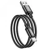 Кабель Usb Type C Hoco X89 Black 1m. Фото 3