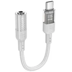 Адаптер Type C to Aux Hoco LS37
