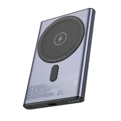 Power Bank (5000mah) Hoco Q32 20W Безпровідний Gray. Фото 2