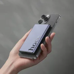 Power Bank (5000mah) Hoco Q32 20W Безпровідний Gray. Фото 4